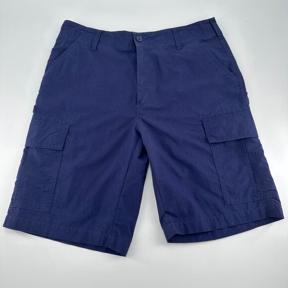 Boca Classics Men's Navy Blue Cargo Shorts Size 34 - Picture 1 of 6